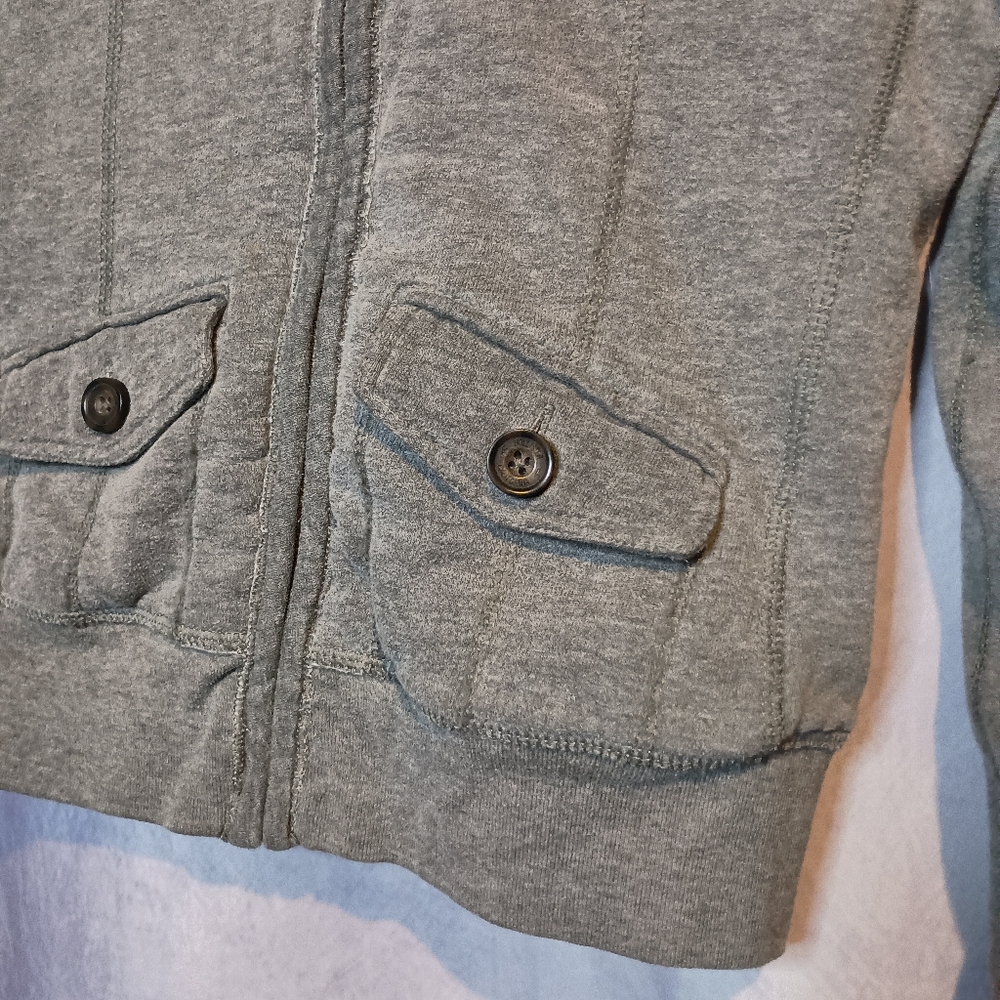 Hollister Fleece Zip Up Sweater Jacket - Picture 2 of 6